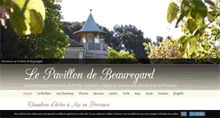 Desktop Screenshot of pavillon-de-beauregard.com